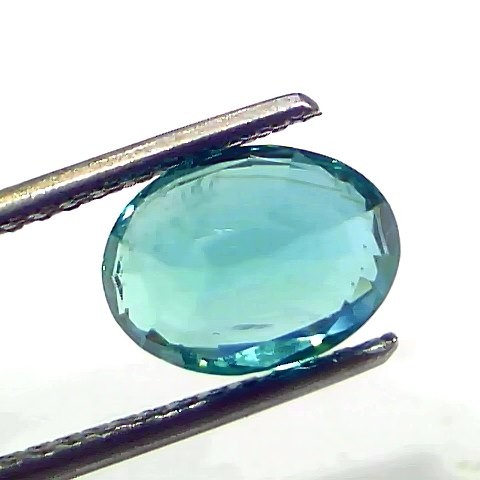 2.56 Ct IGI Certified Untreated Natural Zambian Emerald Gemstone AAA