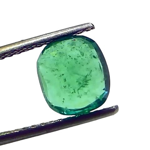 2.56 Ct GII Certified Untreated Natural Zambian Emerald Panna AAA 2.56 Ct GII Certified Untreated Natural Zambian Emerald Panna AAA