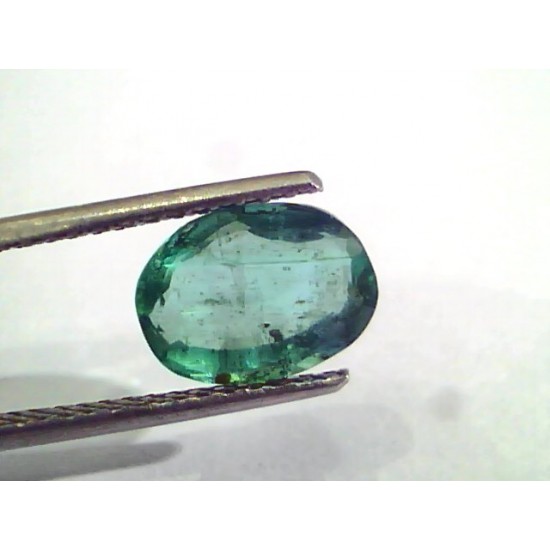 2.57 Ct Unheated Untreated Natural Zambian Emerald Panna
