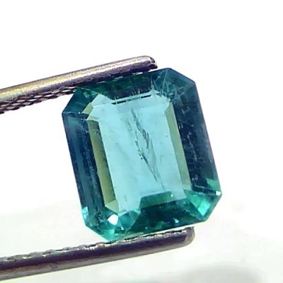 2.57 Ct IGI Certified Untreated Natural Zambian Emerald Gemstone AAA