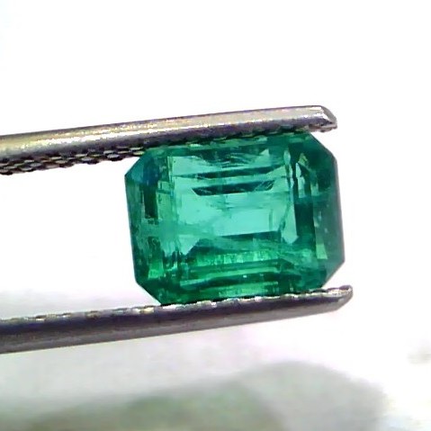 2.57 Ct Untreated Natural Zambian Emerald Gemstone Panna Gems AAAAA