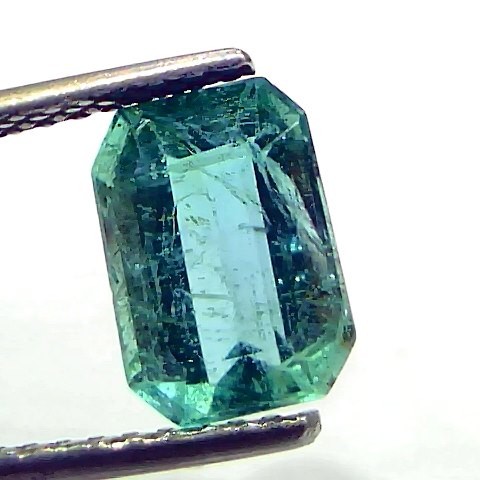 2.57 Ct GII Certified Untreated Natural Zambian Emerald Gemstone AAA