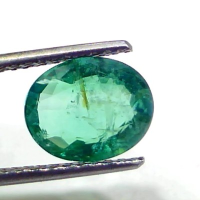2.57 Ct GII Certified Untreated Natural Zambian Emerald Gems AAAA