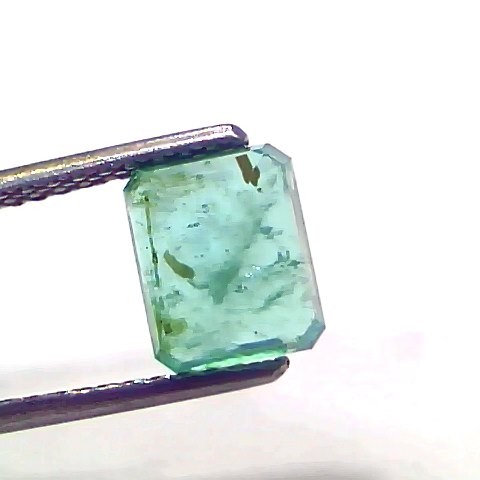 2.62 Ct Certified Untreated Natural Zambian Emerald Panna Gemstone