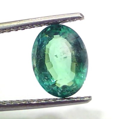 2.58 Ct GII Certified Untreated Natural Zambian Emerald Gems AAAAA