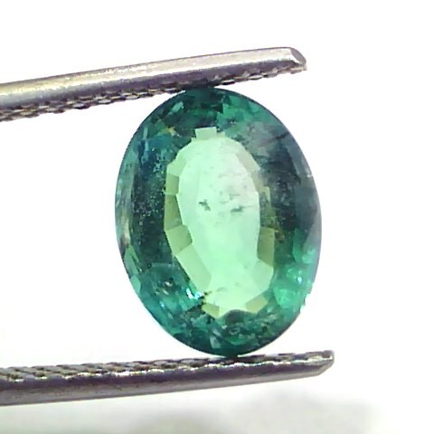 2.58 Ct GII Certified Untreated Natural Zambian Emerald Gems AAAAA