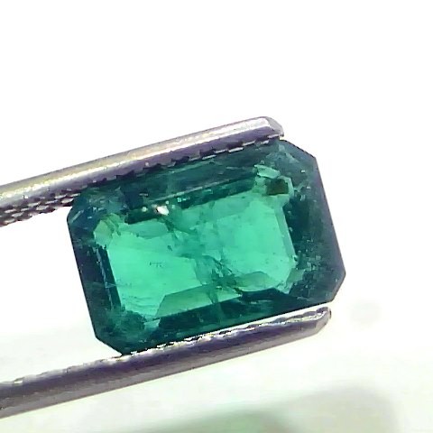 2.58 Ct GII Certified Untreated Natural Zambian Emerald Gems AAA