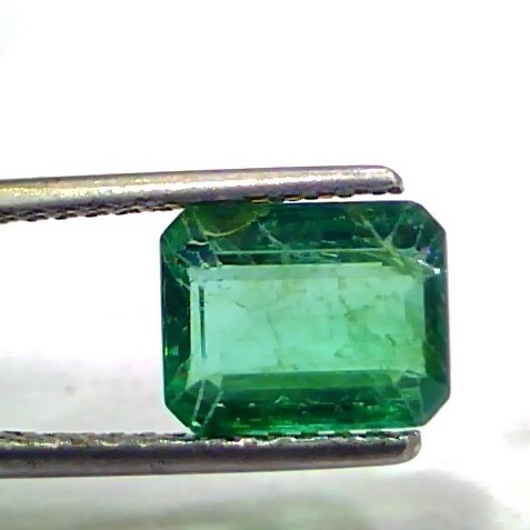 2.59 Ct Untreated Natural Zambian Emerald Gemstone Panna Gems AAAAA