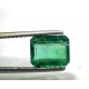 2.59 Ct Untreated Natural Zambian Emerald Gemstone Panna Gems AAAAA