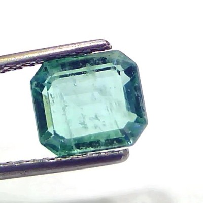 2.66 Ct Certified Untreated Natural Zambian Emerald Gemstone Panna