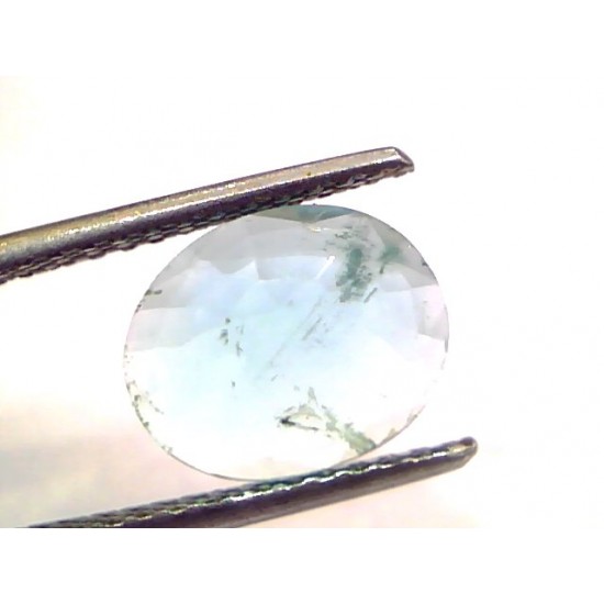 2.46 Ct Untreated Natural Zambian Emerald Gemstone Panna Gemstone