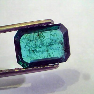 2.61 Ct Untreated Natural Zambian Emerald Gemstone Panna