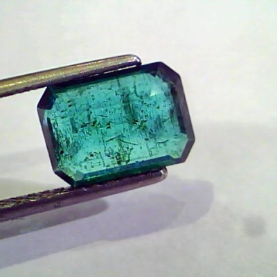 2.61 Ct Untreated Natural Zambian Emerald Gemstone Panna