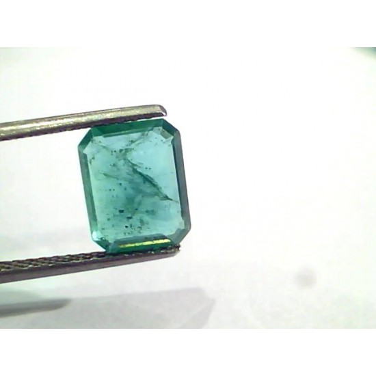 2.67 Ct Untreated Natural Zambian Emerald Gemstone Panna AAA