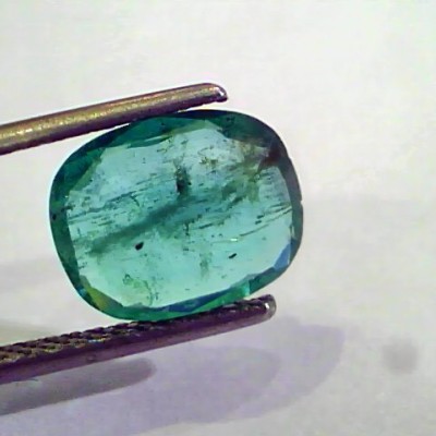 2.60 Ct Untreated Natural Zambian Emerald Gemstone Panna
