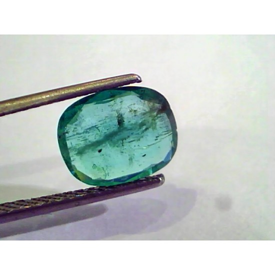 2.60 Ct Untreated Natural Zambian Emerald Gemstone Panna