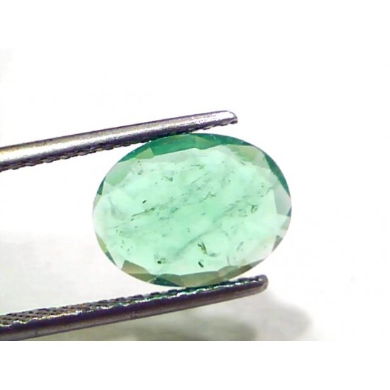 2.62 Ct GII Certified Untreated Natural Zambian Emerald Gems AAAA