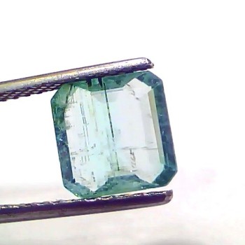 2.69 Ct Certified Untreated Natural Zambian Emerald Panna Gemstone