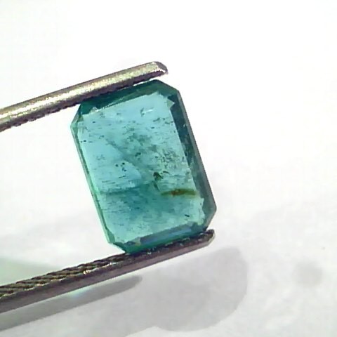2.68 Ct Untreated Natural Zambian Emerald Gemstone Panna AAA