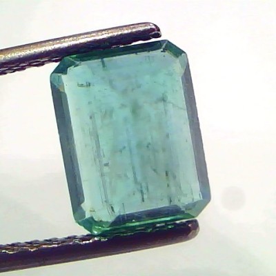 2.65 Ct Certified Untreated Natural Zambian Emerald Gemstone Panna