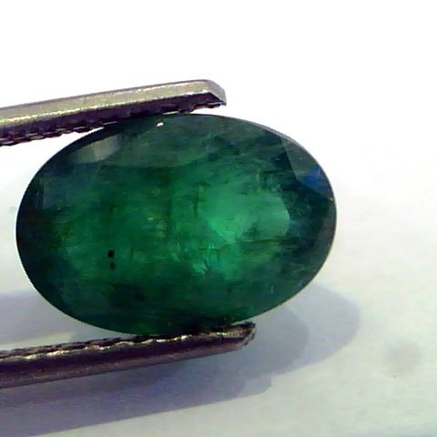 2.72 Ct Natural Premium Dark Green Colour Zambian Emerald