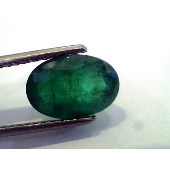 2.72 Ct Natural Premium Dark Green Colour Zambian Emerald
