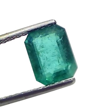 2.66 Ct GII Certified Untreated Natural Zambian Emerald Panna AAA 2.66 Ct GII Certified Untreated Natural Zambian Emerald Panna AAA