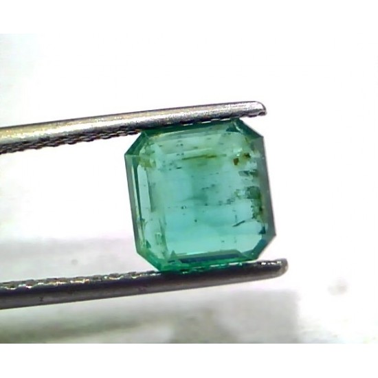 2.66 Ct Untreated Natural Zambian Emerald Gemstone Panna Gems AAAAA