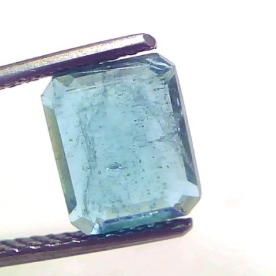 2.67 Ct Certified Untreated Natural Zambian Emerald Gemstone Panna