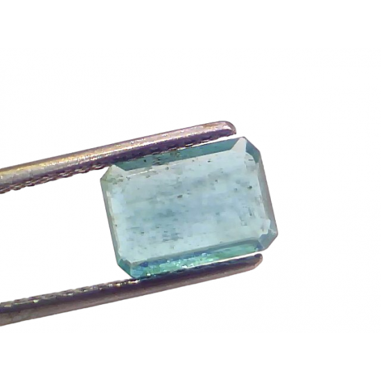 2.67 Ct GII Certified Untreated Natural Zambian Emerald Panna Gemstone