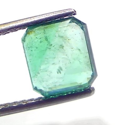 2.67 Ct GII Certified Untreated Natural Zambian Emerald Gemstones