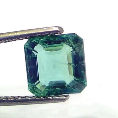 2.69 Ct GII Certified Untreated Natural Zambian Emerald Gemstone AAAAA