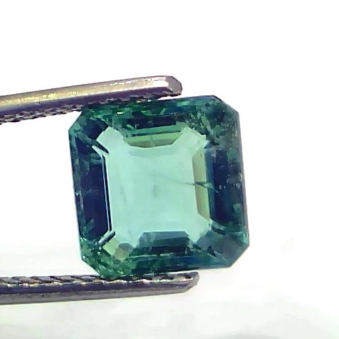 2.69 Ct GII Certified Untreated Natural Zambian Emerald Gemstone AAAAA