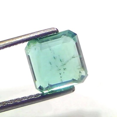 2.69 Ct GII Certified Untreated Natural Zambian Emerald Gemstone AAAAA