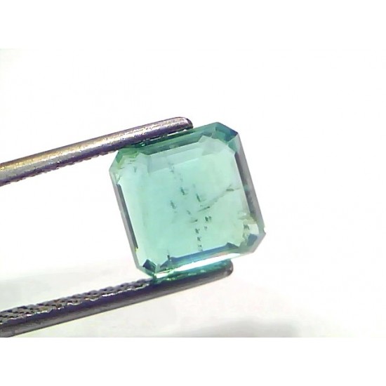 2.69 Ct GII Certified Untreated Natural Zambian Emerald Gemstone AAAAA