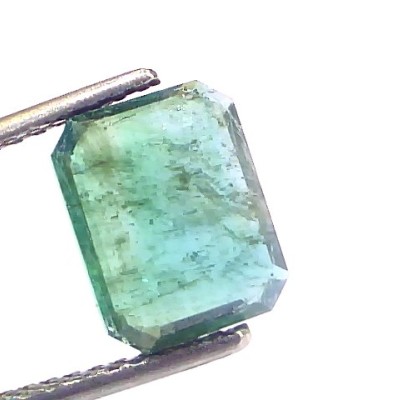 2.80 Ct Certified Untreated Natural Zambian Emerald Gemstone Panna