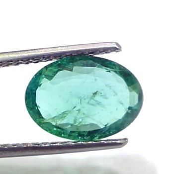2.70 Ct GII Certified Untreated Natural Zambian Emerald Gems AAAAA