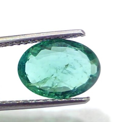 2.70 Ct GII Certified Untreated Natural Zambian Emerald Gems AAAAA