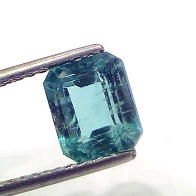 2.70 Ct GII Certified Untreated Natural Zambian Emerald Gemstone AAAAA