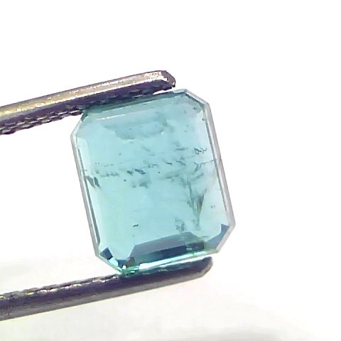 2.70 Ct GII Certified Untreated Natural Zambian Emerald Gemstone AAAAA