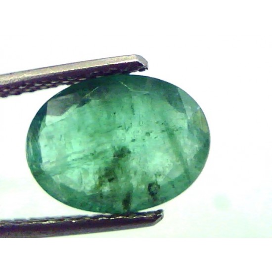 2.64 Ct Untreated Natural Zambian Emerald Gemstone