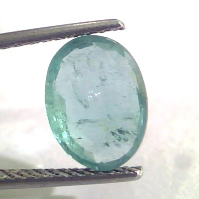 2.72 Ct Untreated Natural Zambian Emerald Gemstone Panna Gems