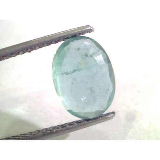 2.72 Ct Untreated Natural Zambian Emerald Gemstone Panna Gems