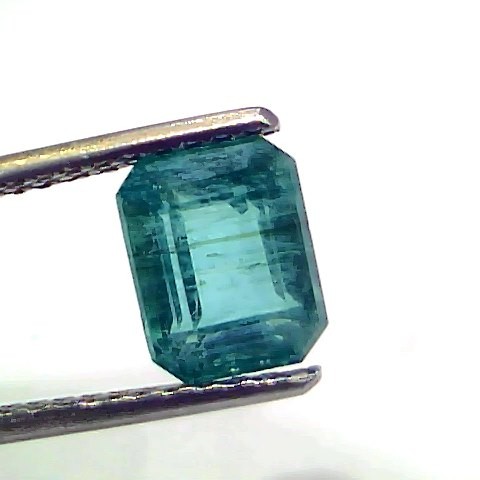 2.73 Ct GII Certified Untreated Natural Zambian Emerald Gemstone