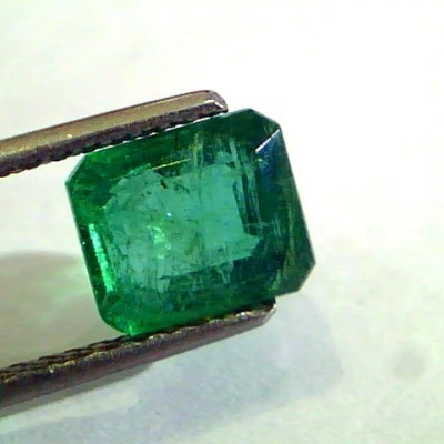 2.80 Ct Unheated Untreated Natural Zambian Emerald Gemstone AA