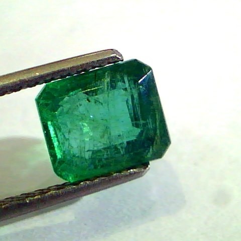 2.80 Ct Unheated Untreated Natural Zambian Emerald Gemstone AA