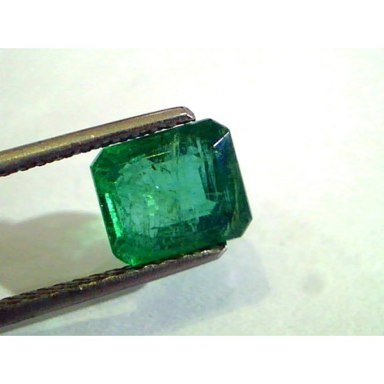2.80 Ct Unheated Untreated Natural Zambian Emerald Gemstone AA