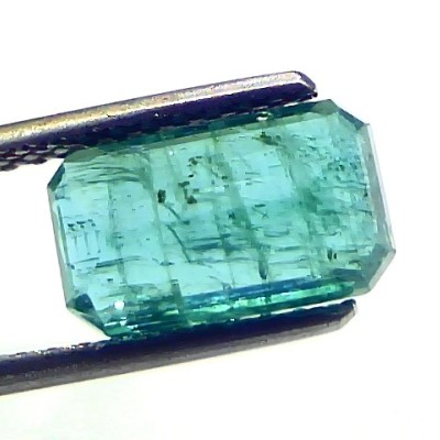 2.83 Ct Certified Untreated Natural Zambian Emerald Gemstones
