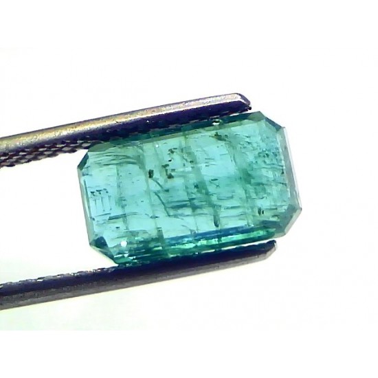 2.83 Ct Certified Untreated Natural Zambian Emerald Gemstones