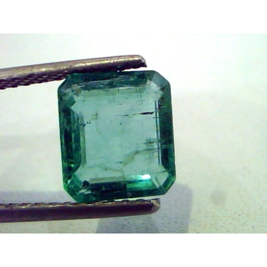 2.77 Ct Unheated Untreated Natural Colombian Emerald Gemstone